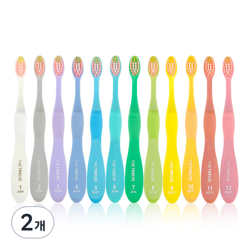 더트웰브 키즈 칫솔, 파스텔, 12개입, 2세트 36,570원