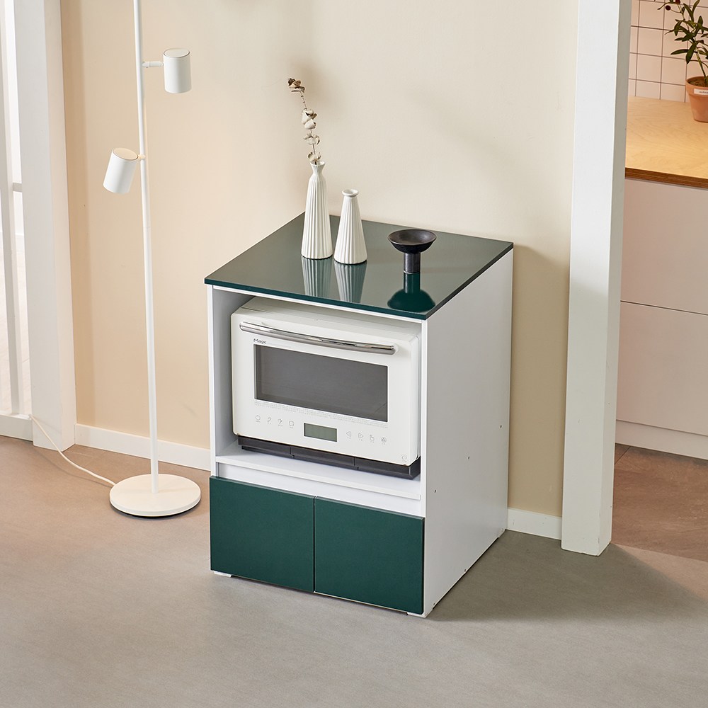 그레이스 600소형 수납형 광파오븐렌지대 주방수납장 48,400원