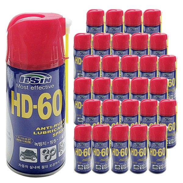 일신케미칼 HD-60 고급 방청윤활제 360ml 30캔 완박스, 1박스 71,800원