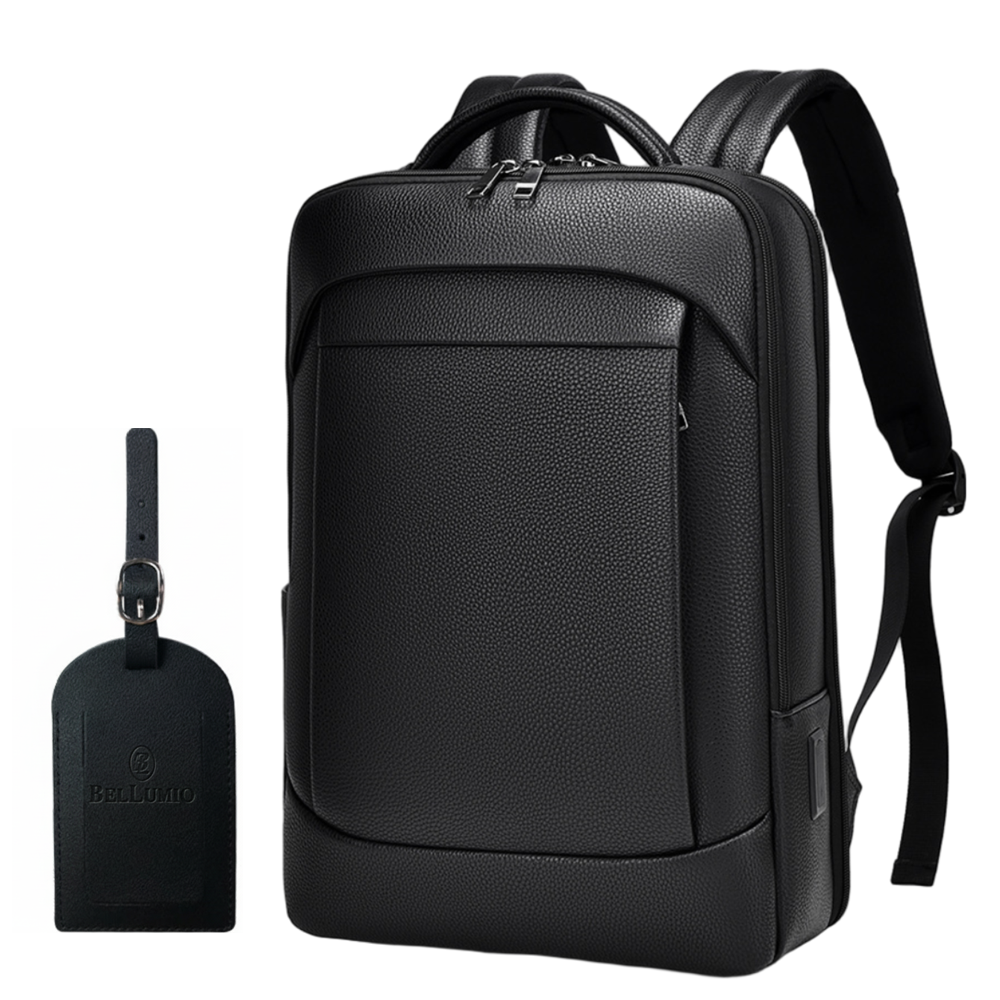 벨루미오 대용량 고급 소가죽 노트북 백팩 직장인 대학생 출장 가방 39,900원
