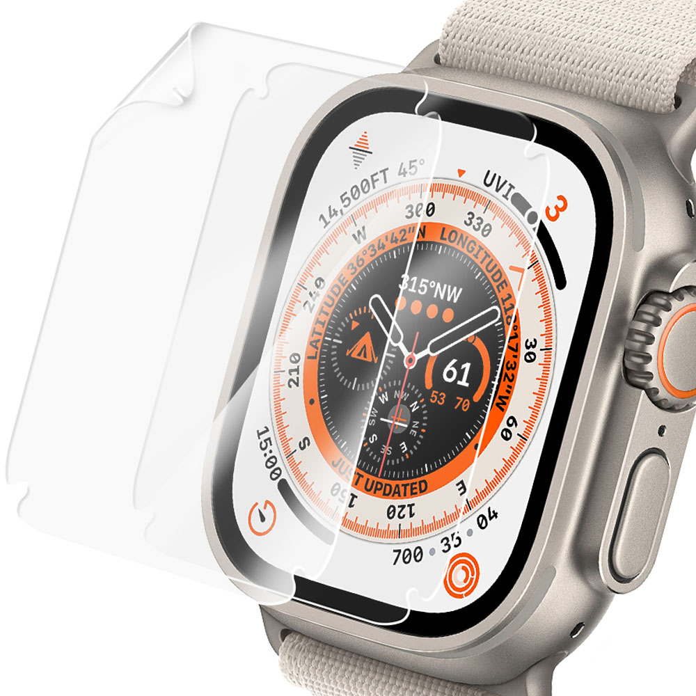 아이몰 애플워치 엣지 풀커버 TPU 액정보호필름 2매, 투명 9,450원