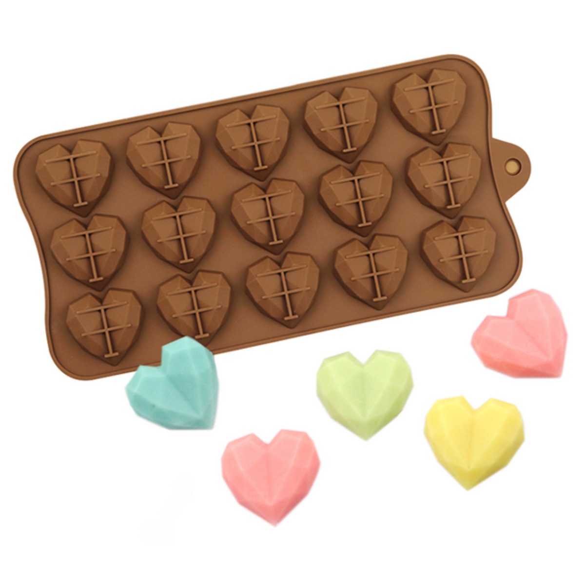 [드그라쎄]실리콘몰드 - 엣지 하트 몰드 [15구] 5,220원