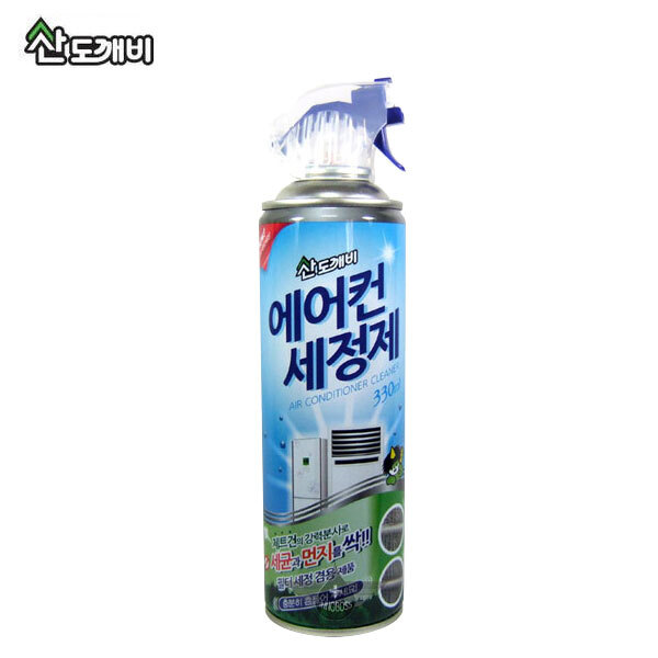 산도깨비 에어컨 세정제 에어컨 필터 청소 필터 세정 제트건 탈취제, 330ml, 1개 3,350원