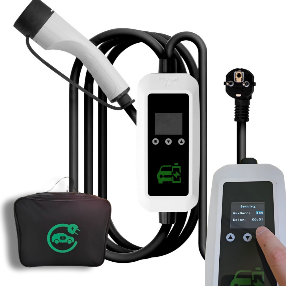 [젠플로] 5핀 16A 휴대용 전기차충전기 220V 5M 이동형 비상용 완속 충전 케이블, 현재가 149,000원