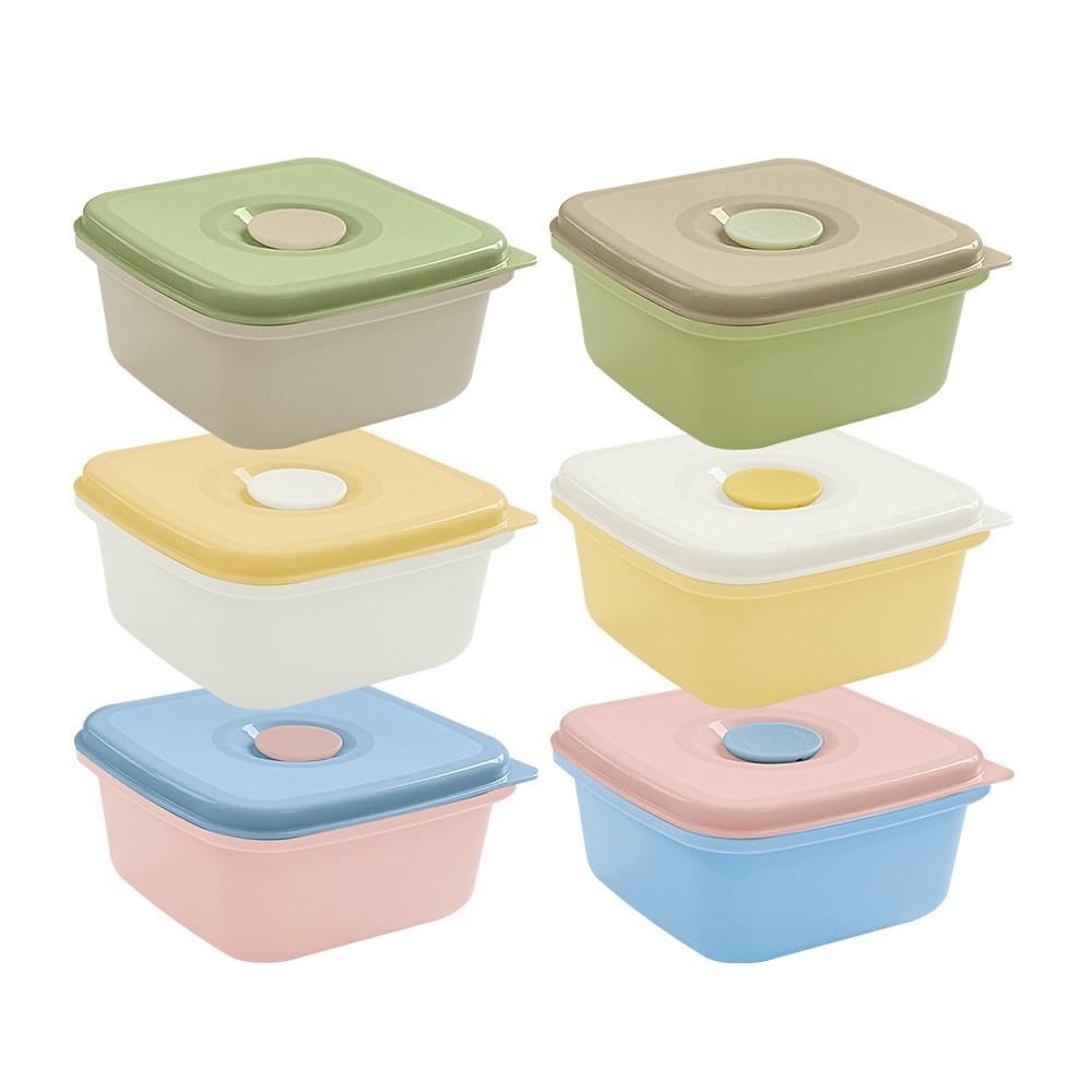 더하리 국산 실리콘 매일 밥팩 전자렌지 냉동밥보관용기 소형 200ml 6개 세트, 6개, 베이지+그린+아이보리+옐로우+핑크+블루 18,600원