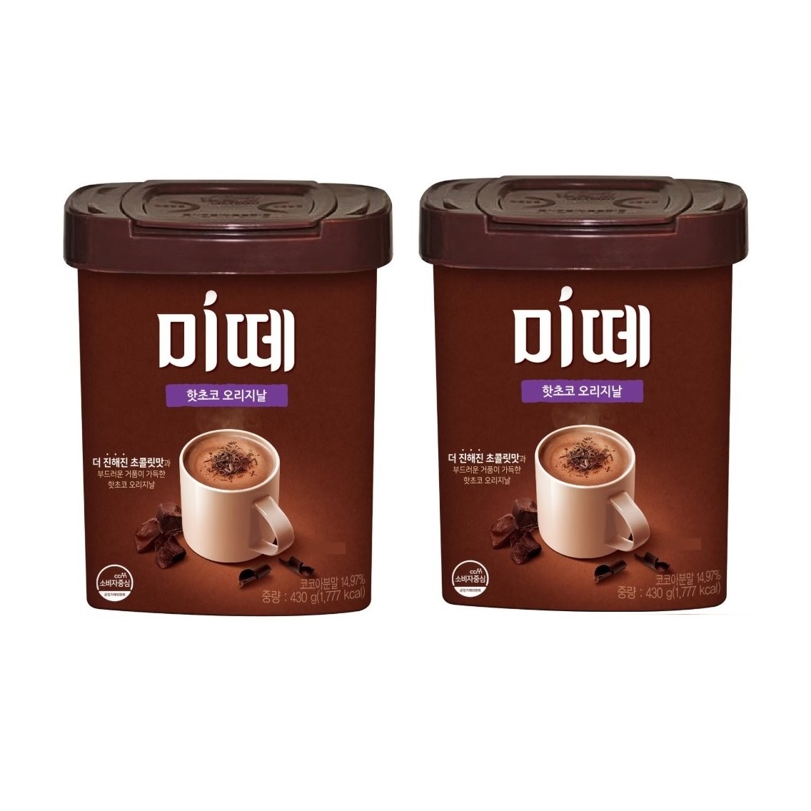 미떼 핫초코 오리지날 430g (통) 17,650원