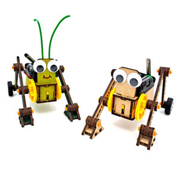 나무조립키트-오토마타 뚜벅이 로봇 만들기 RTT, 단품 9,000원