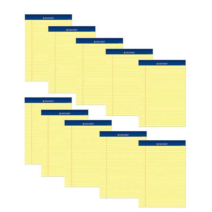 옥스포드 리갈패드 1500 B5 노랑 50매(10개) 절취 레포트 연습장 19,500원