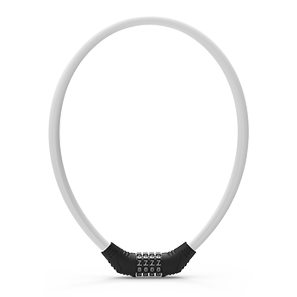 씨엔모드 다이얼식 자전거 자물쇠 비밀번호키  60cm 화이트 4단 번호키 7,900원