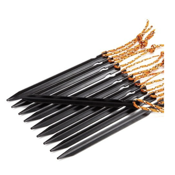 KOOLMAN 백패킹 초경량 듀랄루민 Y팩 블랙, 30개 21,100원