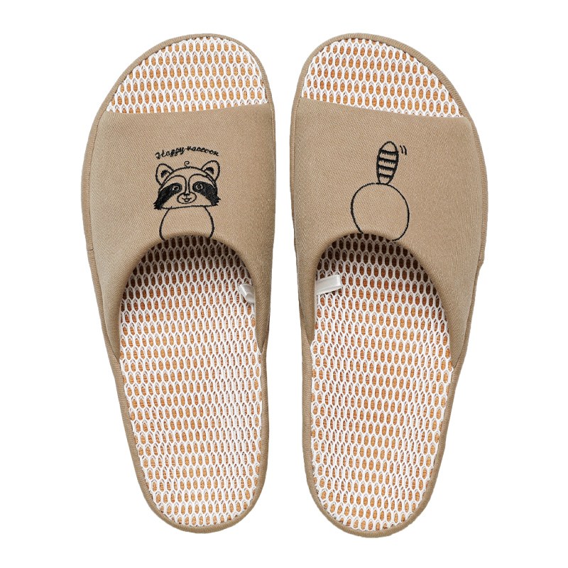 [SRC] 큐트 여름슬리퍼 발편한 슬리퍼 사무실슬리퍼 발바닥이 편한 슬리퍼 캐릭터자수 매쉬 슬리퍼 14,900원