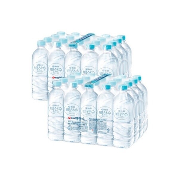 농심 테온셀 백산수 무라벨 500ml 40병 33,600원