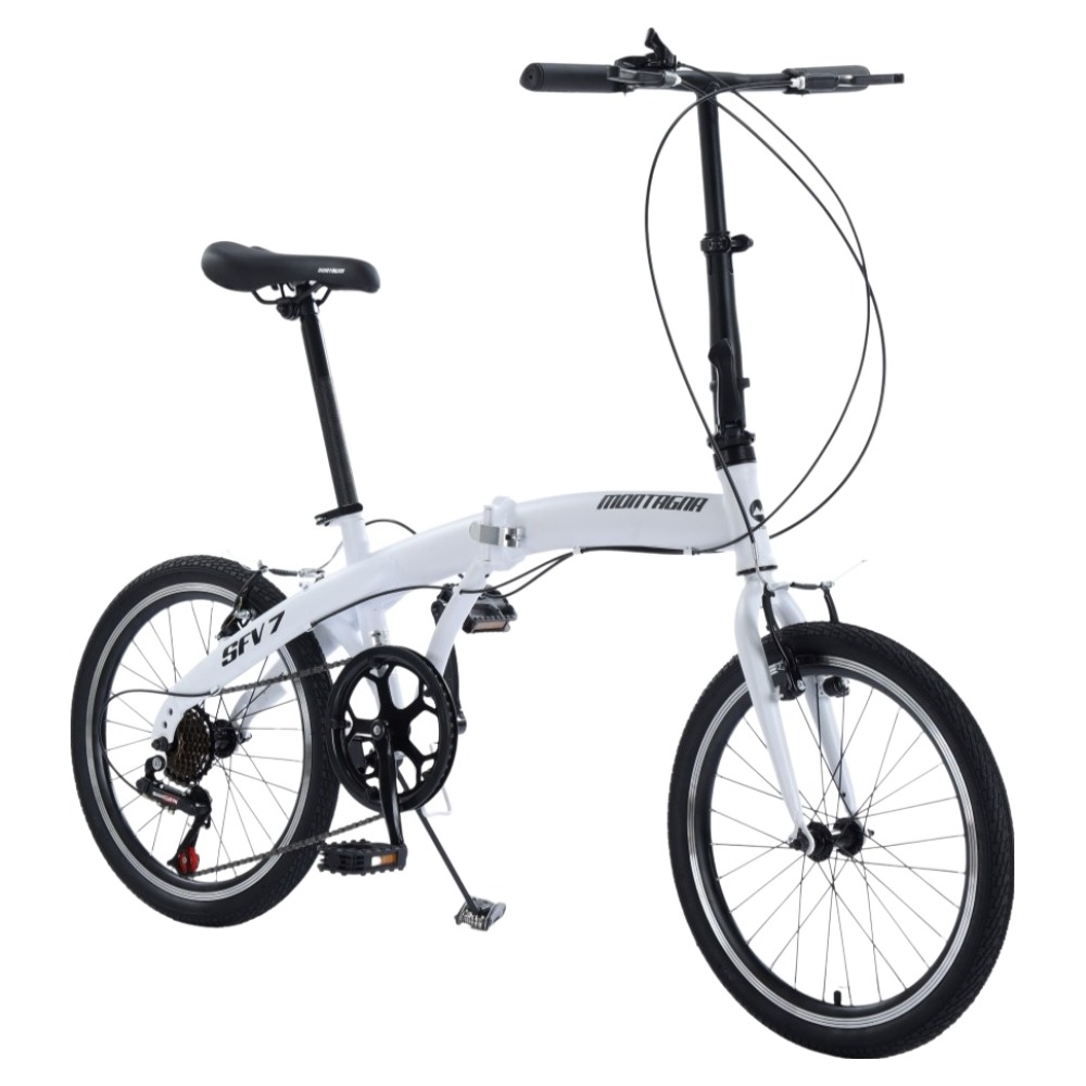 몬타그나 7단 접이식 미니벨로 자전거 SFV7, 화이트, 153cm, 1개 248,000원