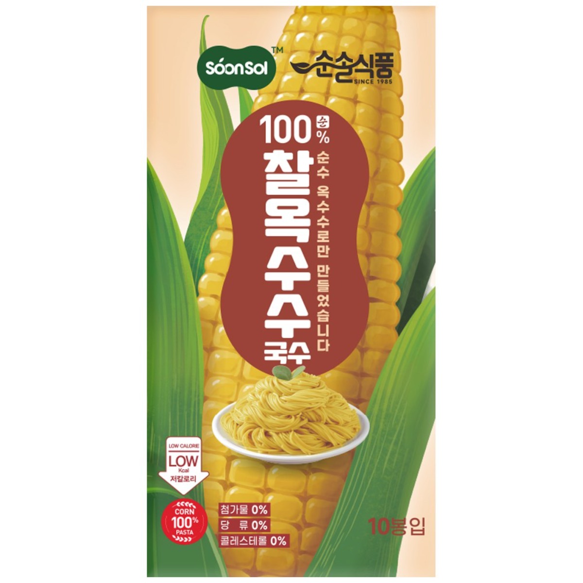 순솔 무설탕 100% 찰옥수수국수, 단품, 1kg, 1개 17,900원