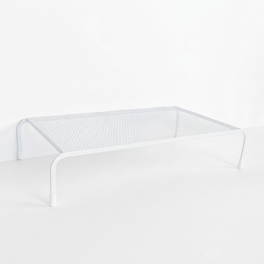 와이앤티 발열 방지 철제 메쉬 모니터 노트북 받침대, 화이트 10,400원