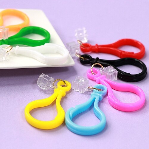 10mm 디폼블럭 가방걸이 10개입 색상랜덤발송, 10개 1,700원