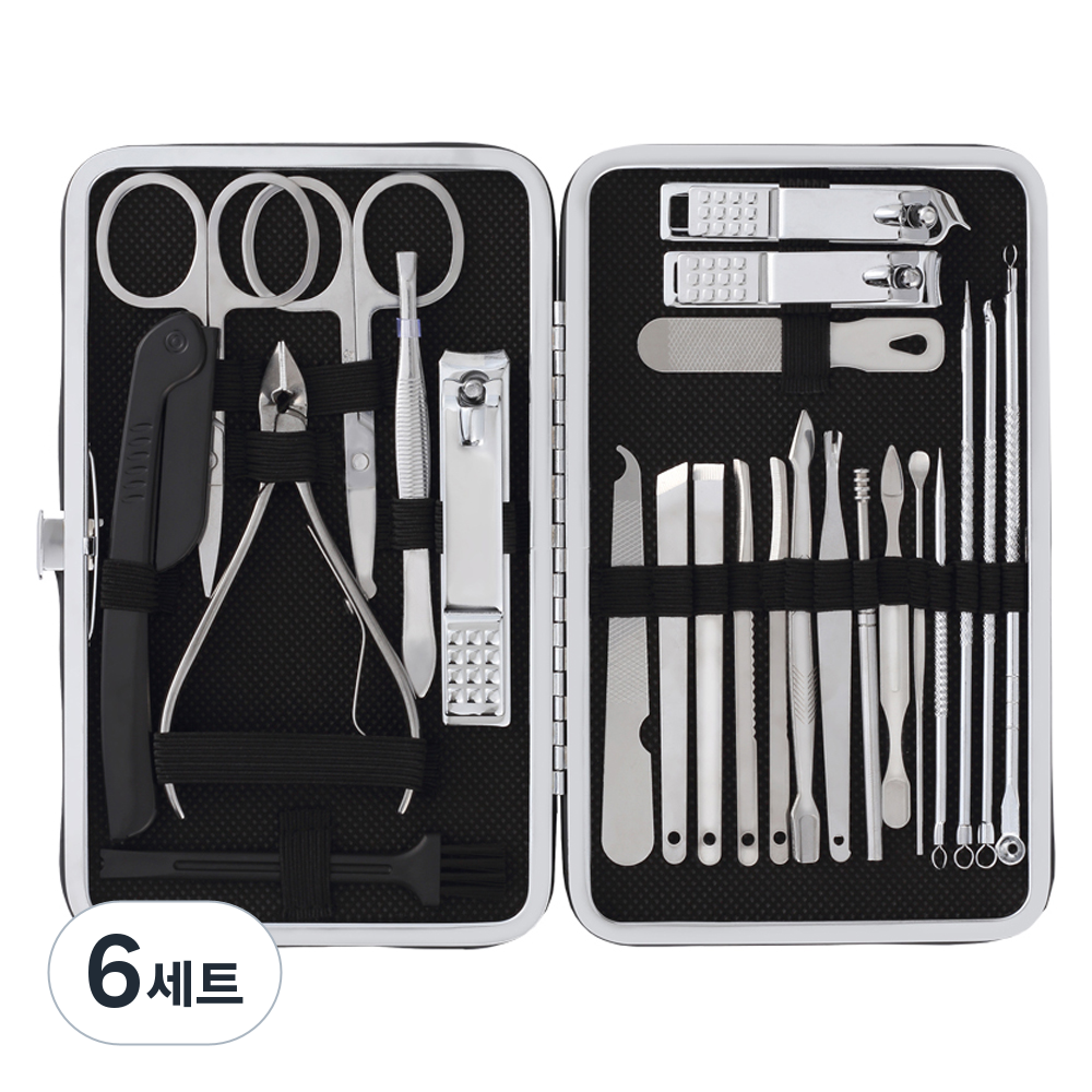 메툴리 안심 케어 손톱 앤 발톱 올인원 손톱깎이 24종 세트, 6세트, 단일색상 83,160원