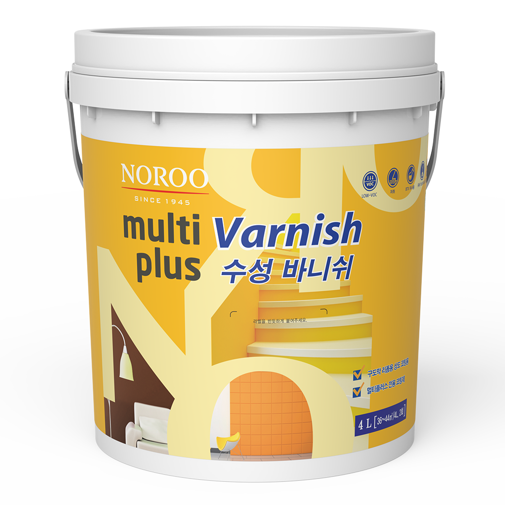 노루페인트 멀티플러스 다용도용 친환경 투명 수성바니쉬 1L 4L 52,500원
