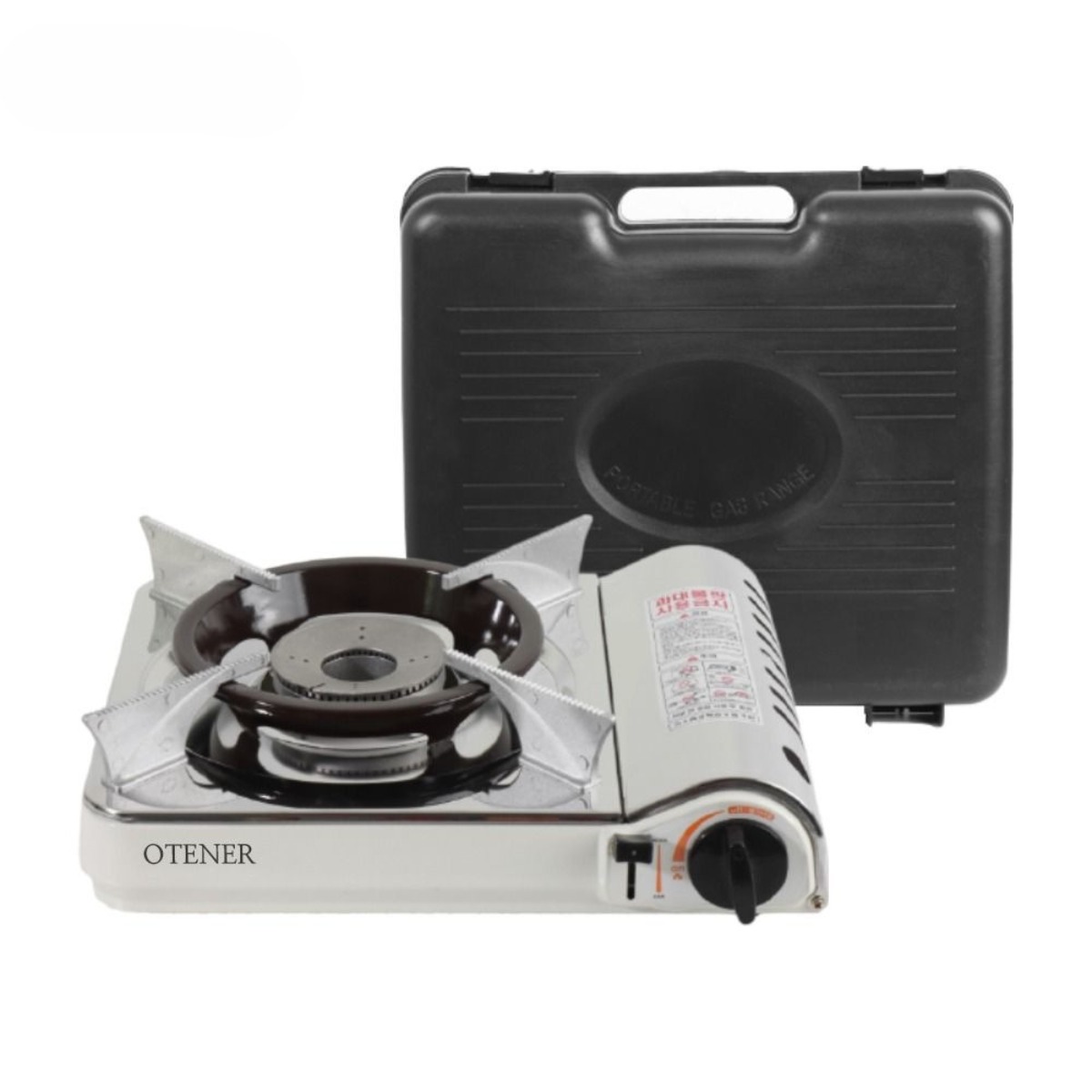 [국산 고화력 불꽃] 신화 휴대용 고화력 가스버너 가정용 업소용 캠핑용, 1개, 크림 화이트 39,900원