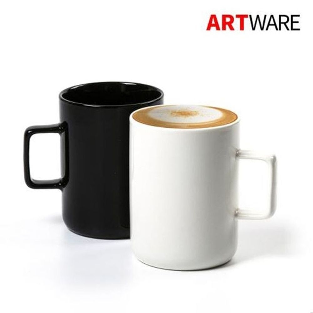 룍*툥콱쿅큐쫰-아트웨어 머그컵 도자기 물컵 커피잔 예쁜 400ml 2P 다용도 유광 심플디자인 키친용품el*f-kd^l^ 15,320원