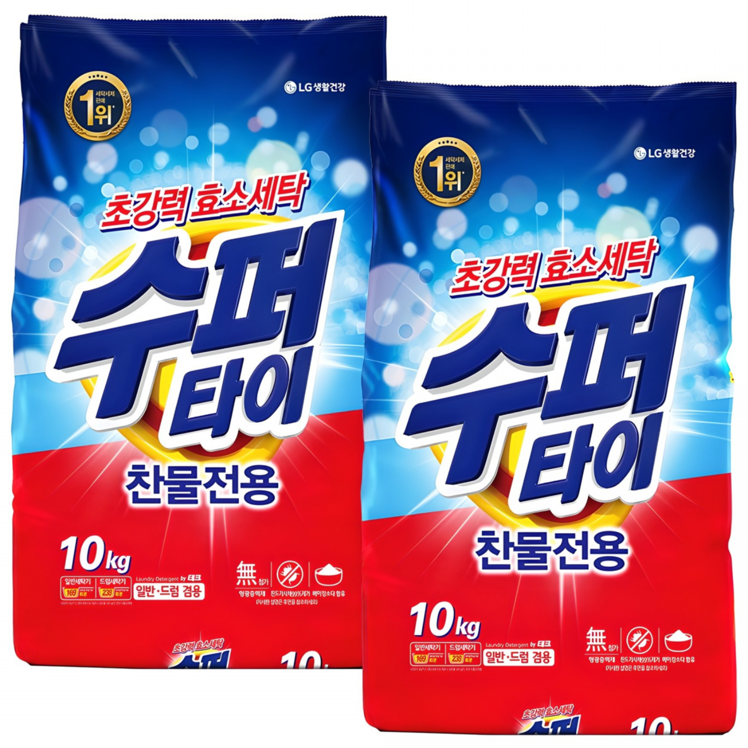 수퍼타이 찬물 전용 분말세제 리필 28,500원