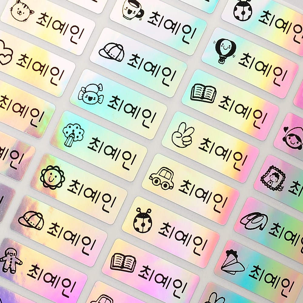 네임코코 방수네임스티커 사각 소형, 102-소형홀로그램 8,260원