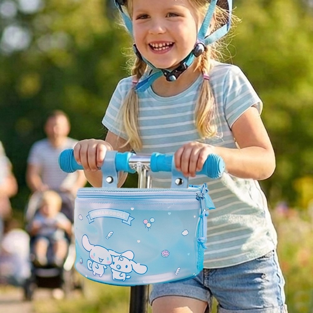 코지24 산리오 시나모롤 킥보드 가방 프론트백 아동 어린이 키즈 예쁜 가벼운 탈부착 크로스백 방수 퀵보드 씽씽이 자전거 핸들 바구니 다용도 미니 경량 백팩, 시나모롤, 1개 22,300원