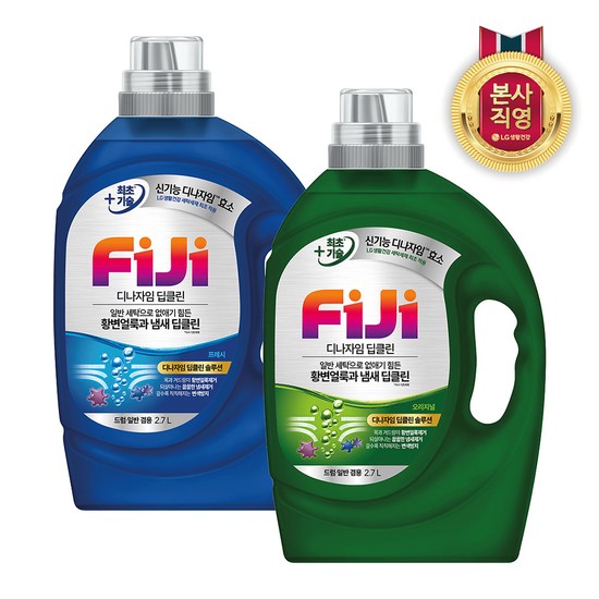 피지 디나자임 딥클린 실내건조 프리미엄 액체세제 일반드럼 겸용 용기 2.7L [오리지널/프레쉬]택1 17,940원