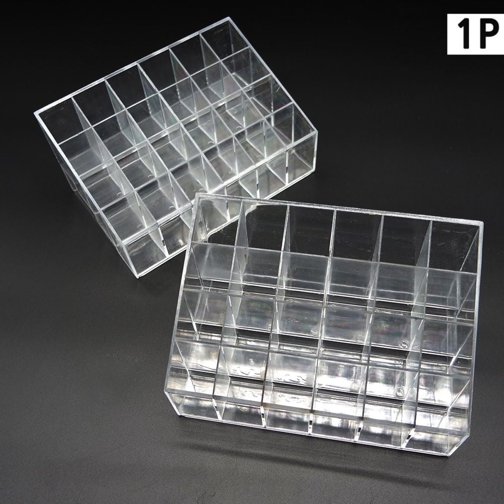 f1 아크릴 립스틱정리함 24구 화장대정리 립스틱꽂이 립스틱저장랙선반 8,400원