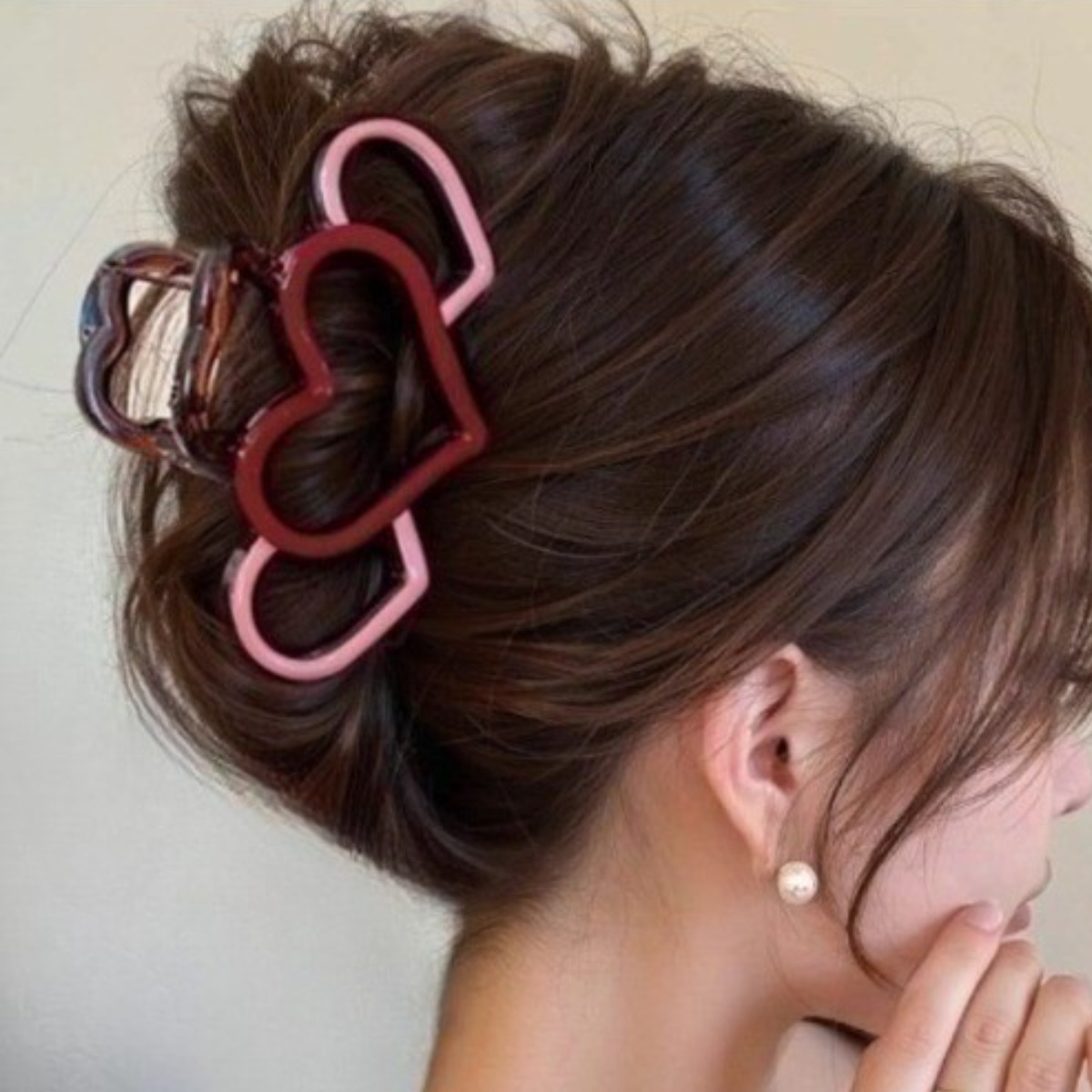 SODAM 하트집게핀 올림머리핀 대형집게핀(2개세트) 13,800원