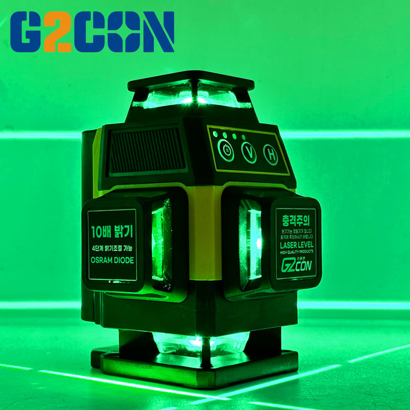 G2CON 지투콘 초소형 4D 미니 그린 라인 레이저 레벨기 GL-4WG 수평 수직 측정 GL4WG 123,000원