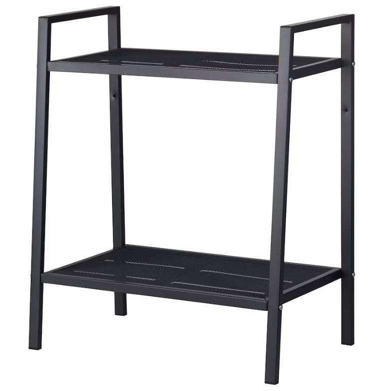 이케아 LERBERG 레르베리 철제 선반 4단 와이드 다용도 수납공간 진열대 28,310원