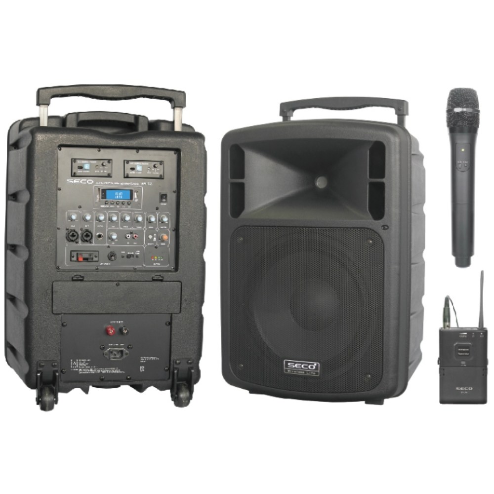 SECO AW-550 버스킹 행사용 무선 앰프 마이크 500W 에코 1,820,000원