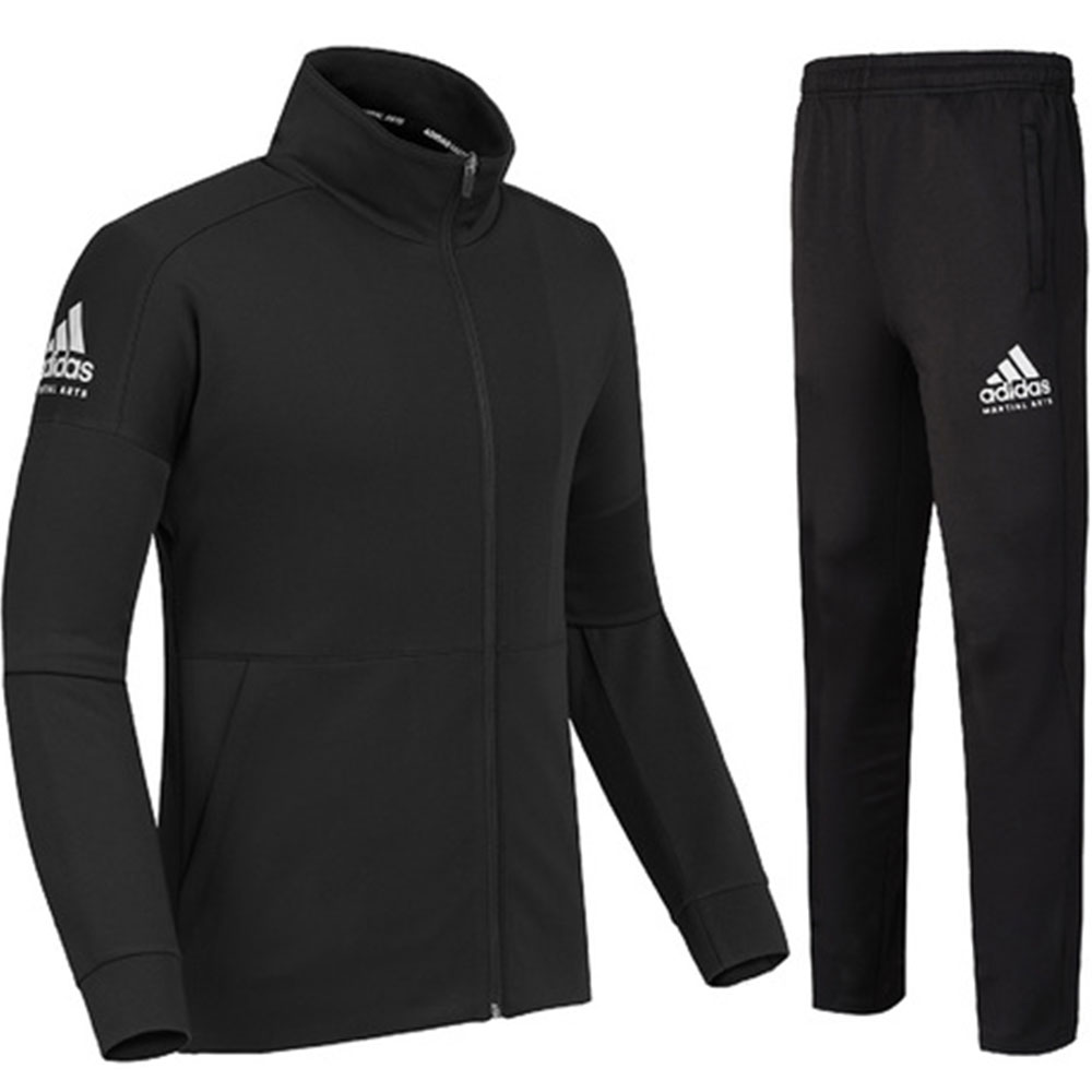 아디다스 컴뱃스포츠 마샬아츠 트레이닝 세트 져지 집업 트랙탑 TR72 블랙 남여공용 119,000원
