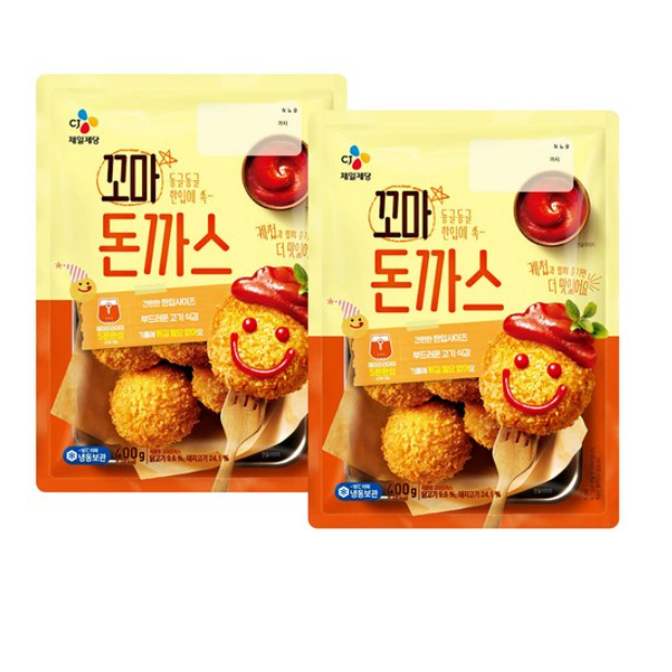 CJ 고메 바삭튀겨낸 꼬마돈까스 400g 트레이더스 식자재 캠핑음식, 400g, 2개 14,900원