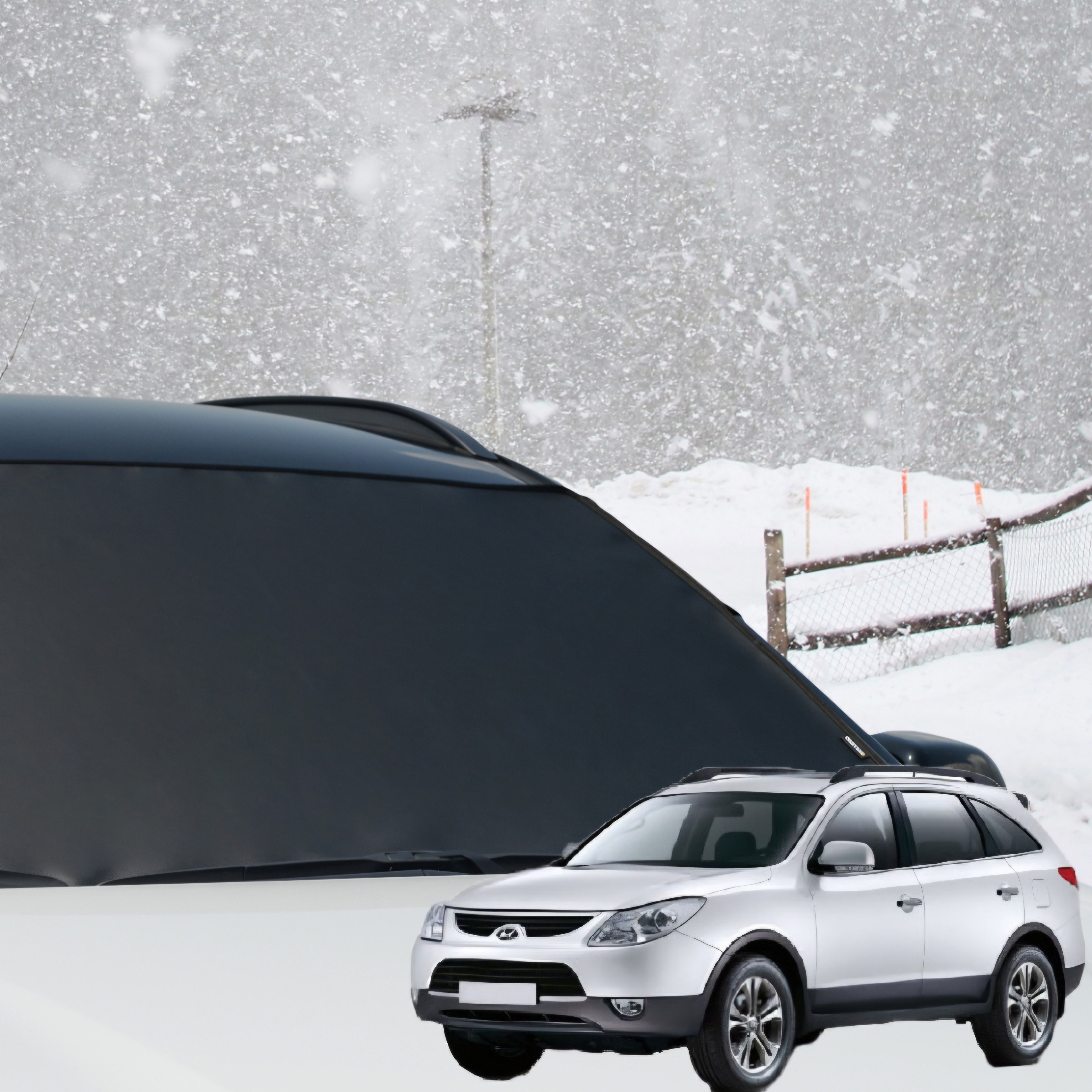 [설레노] 베라크루즈 맞춤형 성에방지커버 앞유리덮개 가리개, 현대 베라크루즈 28,900원