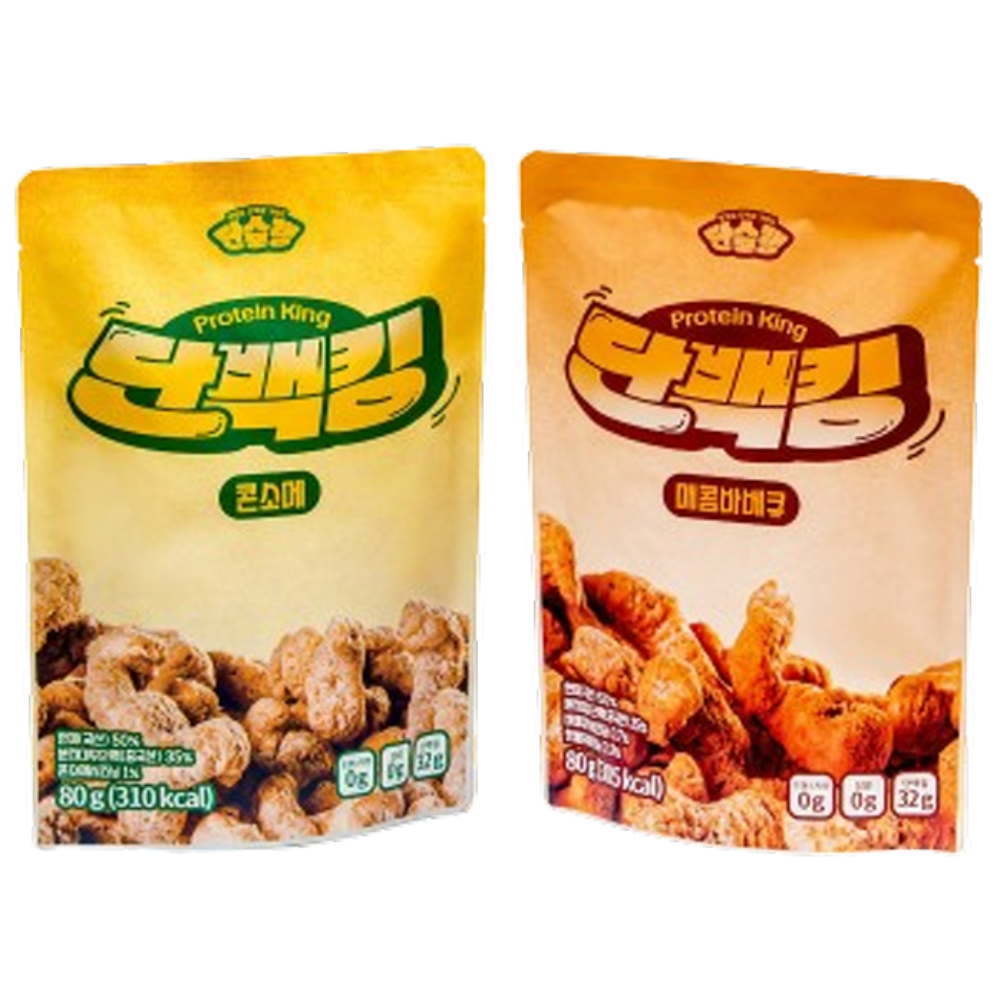 단슐랭 단백킹 단백질 과자 혼합구성 콘소메3봉+ 매콤바베큐3봉 무설탕 무당 저당 과자 간식 22,900원