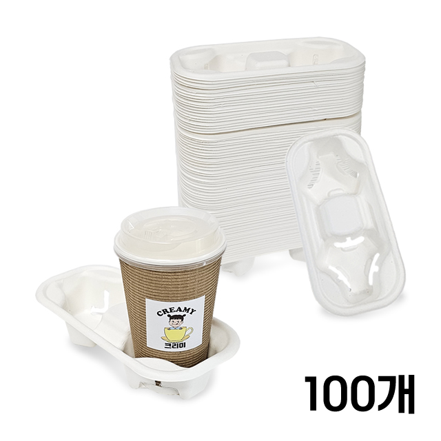 뉴플라스틱 커피트레이 컵 홀더 테이크아웃 카페포장 24,200원