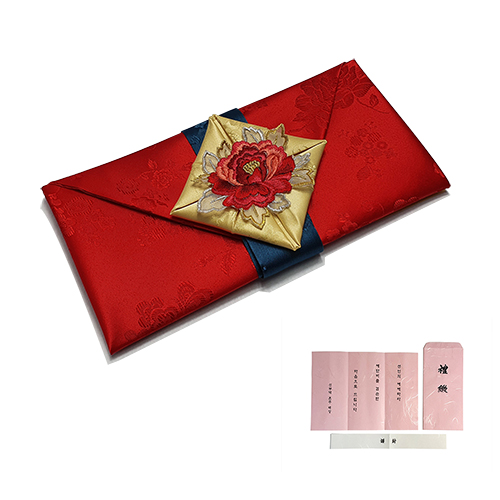 지극정성 모란 현금예단보 예단봉투 13,800원