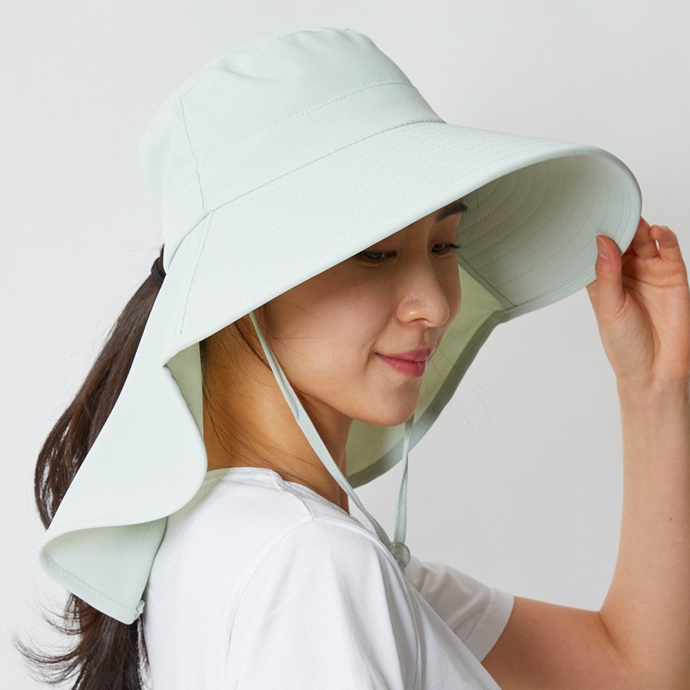 올레브 UV 와이드 플랩캡 자외선 차단 아쿠아 물놀이 트레킹 여행 등산 캠핑 모자 12,900원