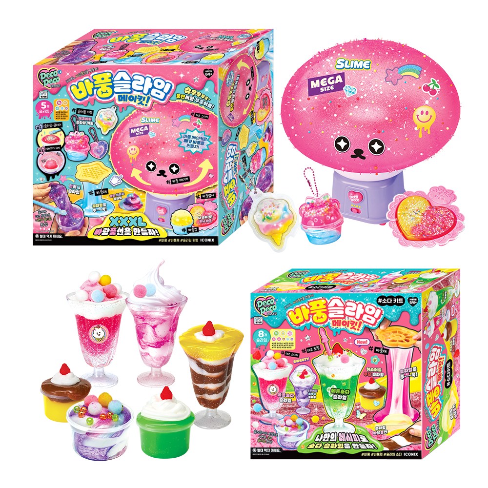 데코데코 바풍 슬라임 메이킷 + 소다키트 2종 세트 (본품 + 소다키트) 68,900원