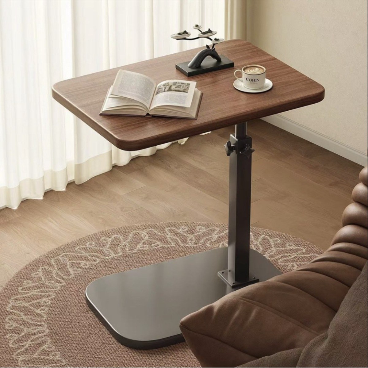 슈렌다 높이 방향 조절 사이드 테이블 소파 침대 책상 거실 보조테이블 35,800원