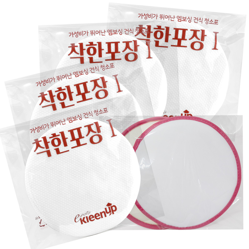 에파타클린업 착한포장 건식 청소포 미니 30p x 4개 + 청소기 전용패드 2p, 1세트 18,000원