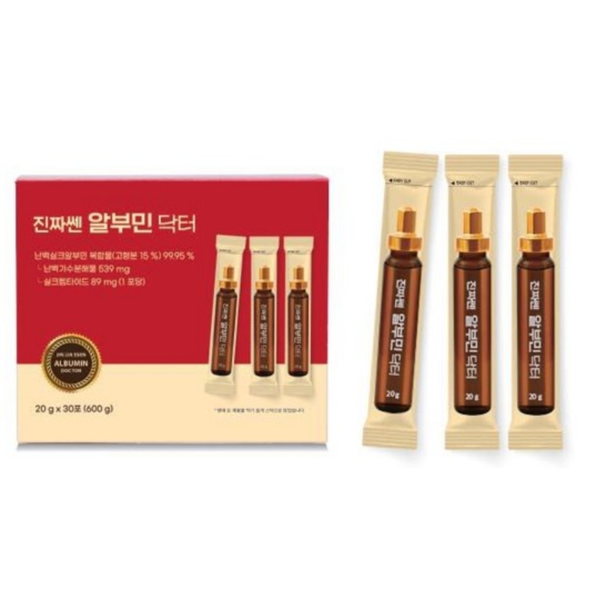 [TV홈쇼핑정품 인포벨]이용식 진짜쎈 알부민 닥터 부모님 건강 고농축 고함량 피로 마시는 알부민 스틱 59,800원