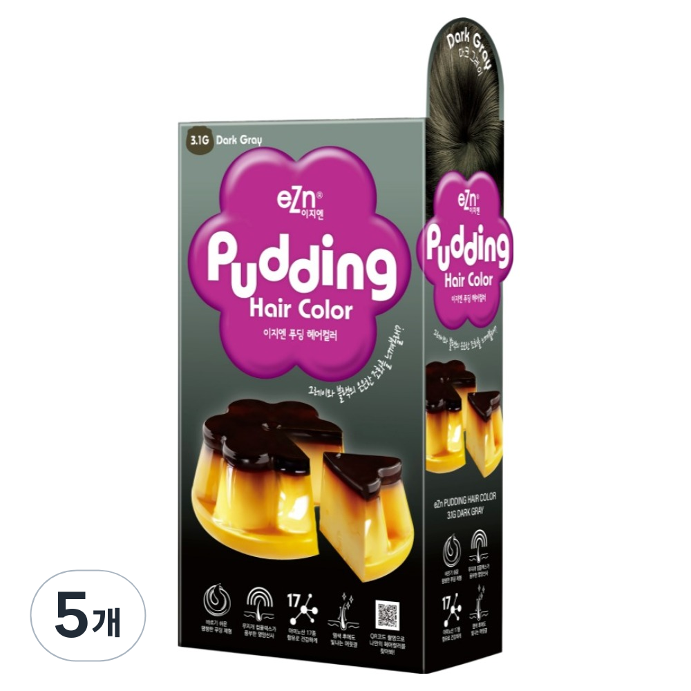 eZn NEW 이지엔 푸딩 셀프 염색약 3.1 140ml 44,000원