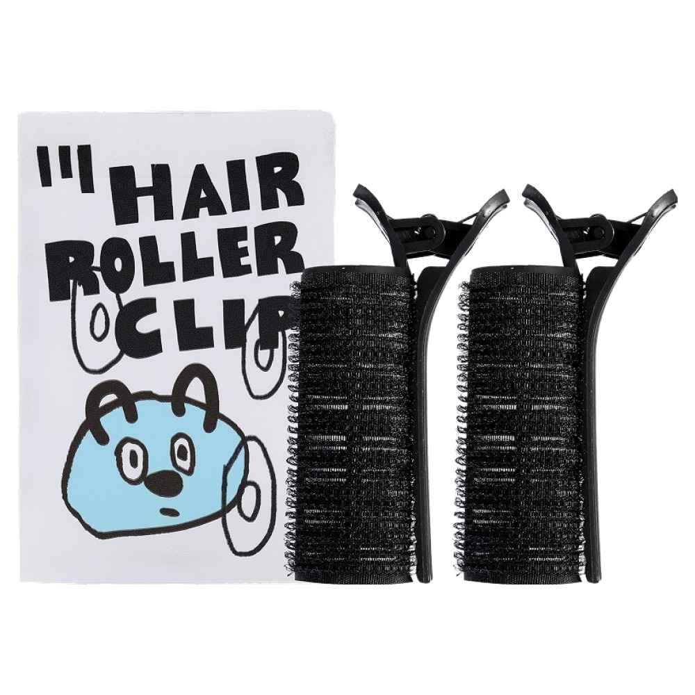 씨조 단면 집게형 앞머리 헤어롤 구르프 2p, 2개, 블랙 5,600원