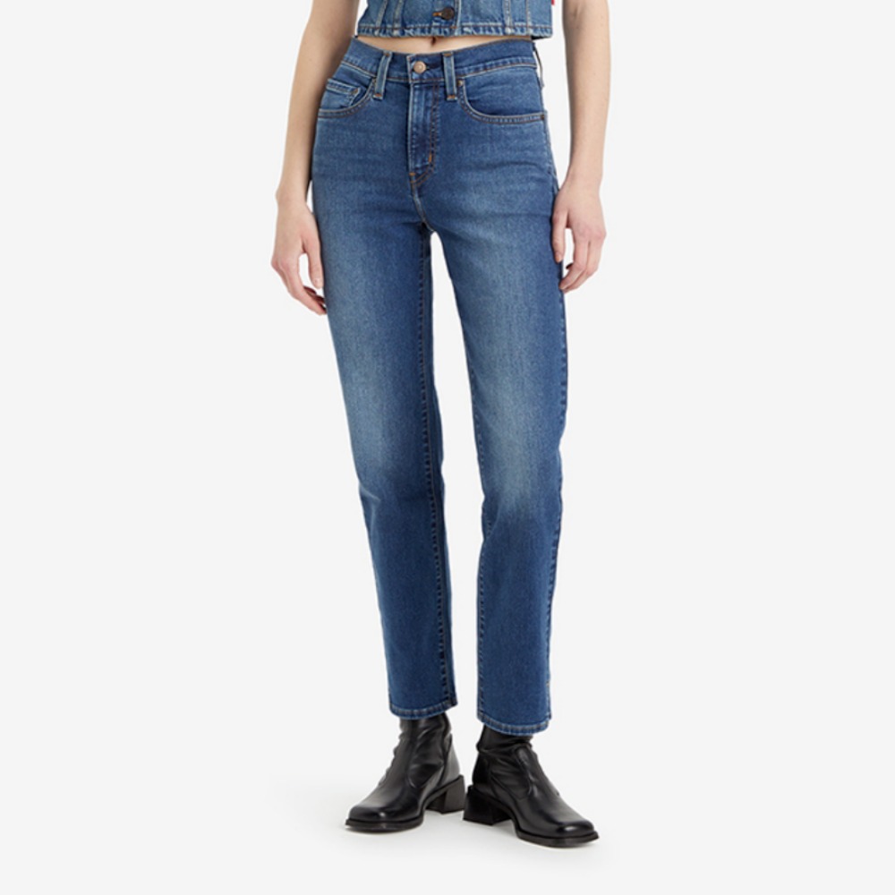 [백화점 정품] 리바이스 724 여성용 하이라이즈 슬림 스트레이트 데님 청바지 69,000원