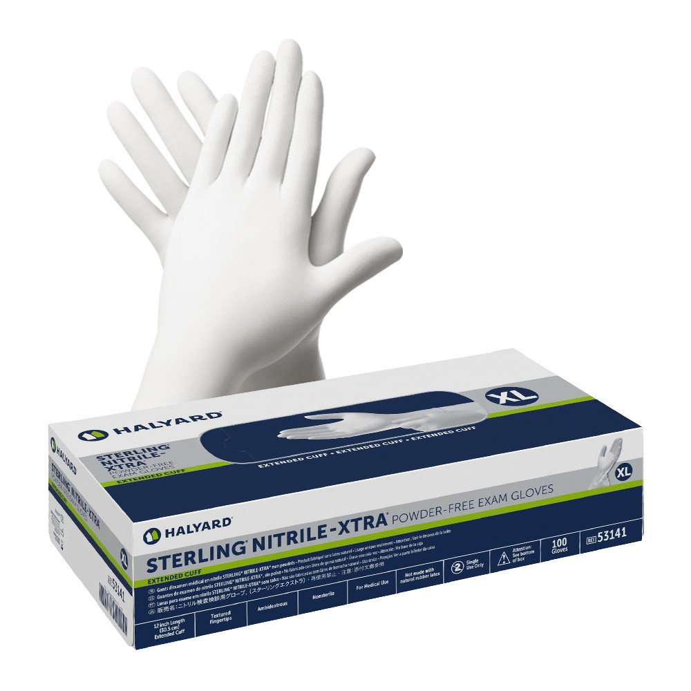 유한킴벌리 스테링 니트릴 XTRA 위생장갑 100매 (손목긴30cm 롱타입) 26,000원