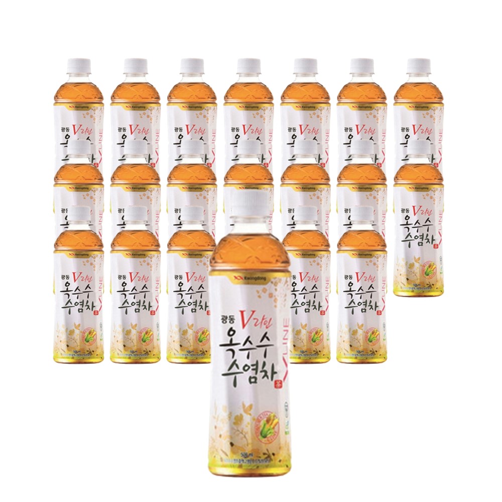 광동 V라인 옥수수수염차 유/무라벨 랜덤 사무실 회사 물대용음료 옥수수차 500mlx20개 23,500원