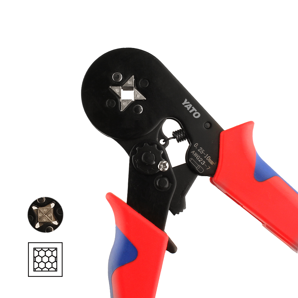 압착플라이어 펜홀 압착기 4각 6각 단자 터미널 페놀 페롤, 1개 13,000원